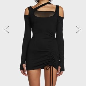 Cute long sleeve mini dress